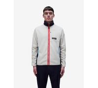 Veste polaire Napapijri Argient Full Zip blanc cassé orange noir - S