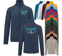 Veste polaire personnalisée, chaude pour métier bâtiment, travaux, entreprise et artisan taille du S au 5XL