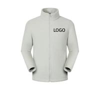 Veste Polaire Personnalisée Douceur et Chaleur Coupe-Vent Fermeture Éclair Intégrale Plusieurs Poches Randonnée Travail en Extérieur Hauts