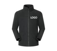 Veste Polaire Personnalisée Douceur et Chaleur Coupe-Vent Fermeture Éclair Intégrale Plusieurs Poches Randonnée Travail en Extérieur Hauts