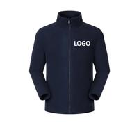 Veste Polaire Personnalisée Douceur et Chaleur Coupe-Vent Fermeture Éclair Intégrale Plusieurs Poches Randonnée Travail en Extérieur Hauts