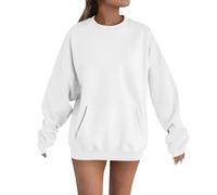 Veste polaire pour femme avec capuche, pull en coton Hilfiger Sweat à capuche décontracté Chemisier ample classique basique Sprotshit Veste de course confortable avec poches Hauts à capuche, Rose, M