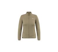 Salewa Puez Rocca Polarlite Full Zip Fleece Beige L Femme