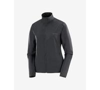 Veste polaire Salomon Essential Lightwarm Hybrid noire femme - M