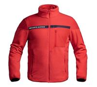 VESTE POLAIRE SÉCU-ONE SÉCURITÉ INCENDIE ROUGE