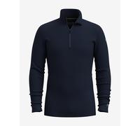 Veste polaire Smartwool Classic Thermal Merino Base demi zip bleu marine - XL
