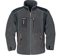 Terrax Veste polaire taille M gris foncé/noir/orange 100 % PES 1 un. TERRATREND Quantité:1