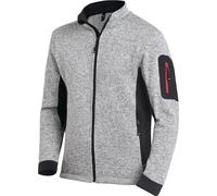 Veste polaire tricotée CHRISTOPH, gris-noir, taille 2XL