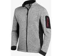 FHB Veste en polaire tricotée CHRISTOPH taille XL gris/noir 100 % PES 1 un. FHB Quantité:1