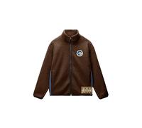 Napapijri - Polaire en sherpa zippée - Archive Fleece Fz Demitasse pour Homme - Taille M - Marron Marron M