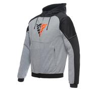 Veste polyester Homme Dainese DAEMON-X Mélange-Gris/Noir/Rouge-Fluo