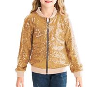 Veste pour Enfants Blousons avec Zippée Manteaus Mi-Saison Léger Mignon Coloré Légers Respirant Doublure Zipper Poche Enfant Sportif Cavalier