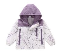 Veste pour Enfants Blousons avec Zippée Manteaus Mi-Saison Léger Vestes Varsity Baseball Doublure Doux Respirant Manche Longue Tous Concert Enfant