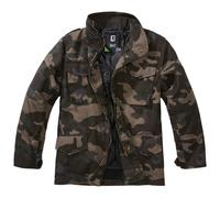 Brandit M65 Standard, veste en textile pour enfants 170/176 Darkcamo Darkcamo