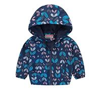 Veste pour Enfants Manteaus Doublé Mi-Saison Léger Blousons avec Mignon Coloré Boutons Manches Longues Manche Longue Tous Sportif Cavalier