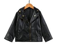 Veste pour Enfants Manteaus Doublé Mi-Saison Léger Décontractée Streetwear Style Boutons Manches Longues Unisexe Garçon Fille Concert Enfant