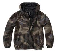 Veste pour enfants Summer Windbreaker Frontzip Brandit - Dark Camo Taille 158-164 cm