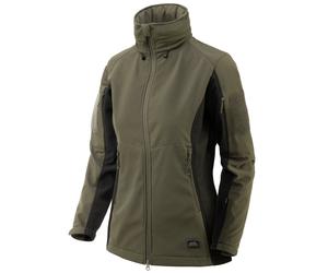 Veste pour femmes Gunfighter Softshell Helikon-Tex - Taiga Green/Black S