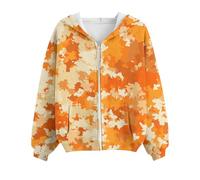 Veste Printemps Femme Impermeable Femme Grande Taille Randonnée Jacket Bombers Capuche Ski Tailleurs Courte Softshell Legere Blouson Vêtements Vente Flash Orange 3XL