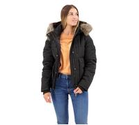 Veste Puffer Bomber à capuche Everest Superdry - Noir - Femme XL