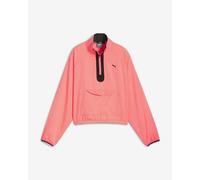 Veste Puma Hypernatural Woven Half Zip rose femme - XS