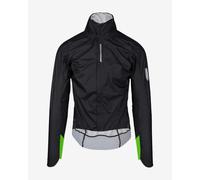 Veste Q36.5 Rain Shell noir brillant vert - XL