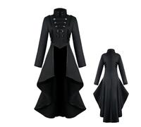 Veste queue-de-pie pour femme Uniforme Médiéval Gothique Vintage À Manches