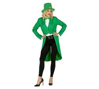 Veste Queue De Pie Verte St Patrick Femme - Taille: M Vert