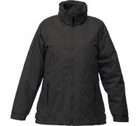 Veste Regatta Hudson pour femme, imperméable, coupe-vent, doublure polaire RW1184 (44 FR) (Noir)