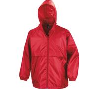 Veste Result Core pour hommes, légère, imperméable, coupe-vent FK597 (L) (Rouge)