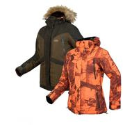 Veste réversible d'hiver Hart Altai-J2D femme R-Brown/Green Camo Blaze L