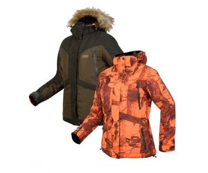 Veste réversible d'hiver Hart Altai-J2D femme R-Brown/Green Camo Blaze S