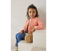 Veste Réversible Enfant En Gaze De Coton Santa Giulia Orange 6A