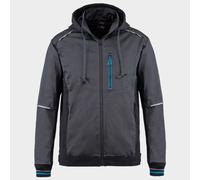 Veste REVOLT 4STRETCH, gris/noir/bleu pétrole, S3060J, n.50