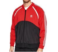Veste Rouge/Noir Homme Adidas Track Top XS