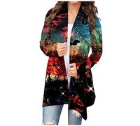 Veste Running Automne Tunique Grande Taille Noir Blouson Longue Cardigan pour Femmes Pull Hiver Carreaux Cachemire Oversize Chaud Gilet Court d'hiver pour Femme Rouge 5XL