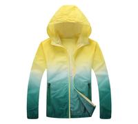 Veste Running Impermeable Veste de pluie solide pour femmes, grande taille, à capuche, coupe-vent, manteau ample, imperméable, sac de rangement à Poncho Impermeable Camouflage (Green, XXXL)