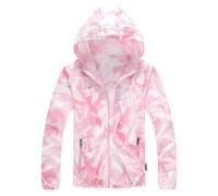 Veste Running Impermeable Veste de pluie solide pour femmes, grande taille, à capuche, coupe-vent, manteau ample, imperméable, sac de rangement à Poncho Impermeable Camouflage Impermeable (Pink, M)