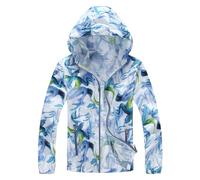 Veste Running Impermeable Veste de pluie solide pour femmes, grande taille, à capuche, coupe-vent, manteau ample, imperméable, sac de rangement à Poncho Impermeable Camouflage Impermeable (Blue, L)
