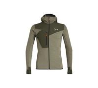 Veste SALEWA PUEZ 2 DRY L/S HOOD FZ TEE (dark olive melange) homme M (48 EU)