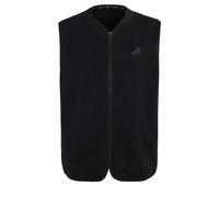 Gilet sans manches molleton poils longs 3 bandes City Tech Black L