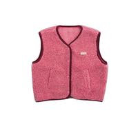 Veste sans manche en laine mÃ©rinos Happymess Rose M