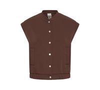 Veste sans manche femme Ichi Cozy Marron M