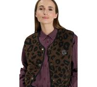 Veste sans manche femme Le Temps des cerises Sanry Marron S