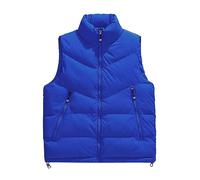 Veste sans Manche Homme Hiver Gilet Multipoches, Vestes sans Capuche Fermeture Éclair Gilets Blouson Automne Et Hiver Chaud Manteau Ultra Légère Mode Et Simple Décontracté pour Tous Les Jours