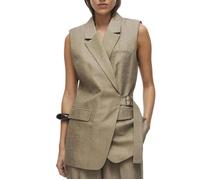 Veste Sans manche Marron Femme Vila Roujuliet Waistcoat 34