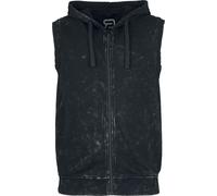 Veste Sans Manches de RED by EMP - Débardeur à Capuche Gris Chiné - S à M - pour Homme - gris chiné S