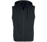 Veste Sans Manches de RED by EMP - Veste Sans Manches En Sweat À Capuche Noire - M à 5XL - pour Homme - noir L