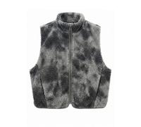 Veste Sans Manches de Urban Classics - Polaire Imprimé - S à XL - pour Femme - gris XL