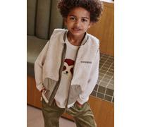 Veste sans manches en sherpa gustin beige 18M(81CM)